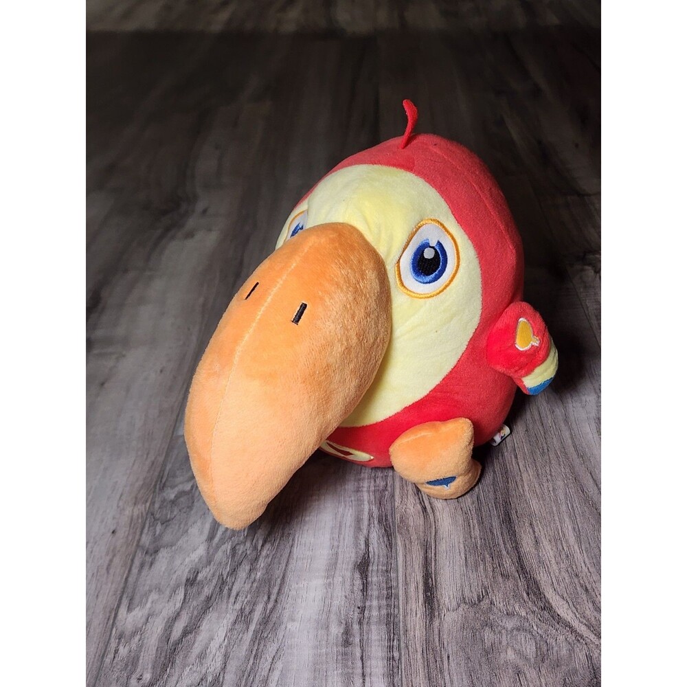 BabyFirst TV VocabuLARRY Talking Macaw Parrot Plush Bird HTF Tested Works